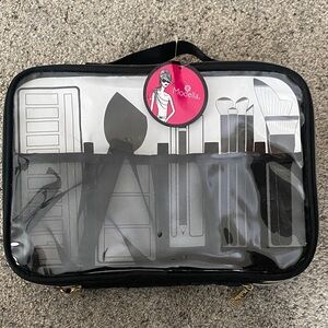 Modella Black and Clear Cosmetic Organizer